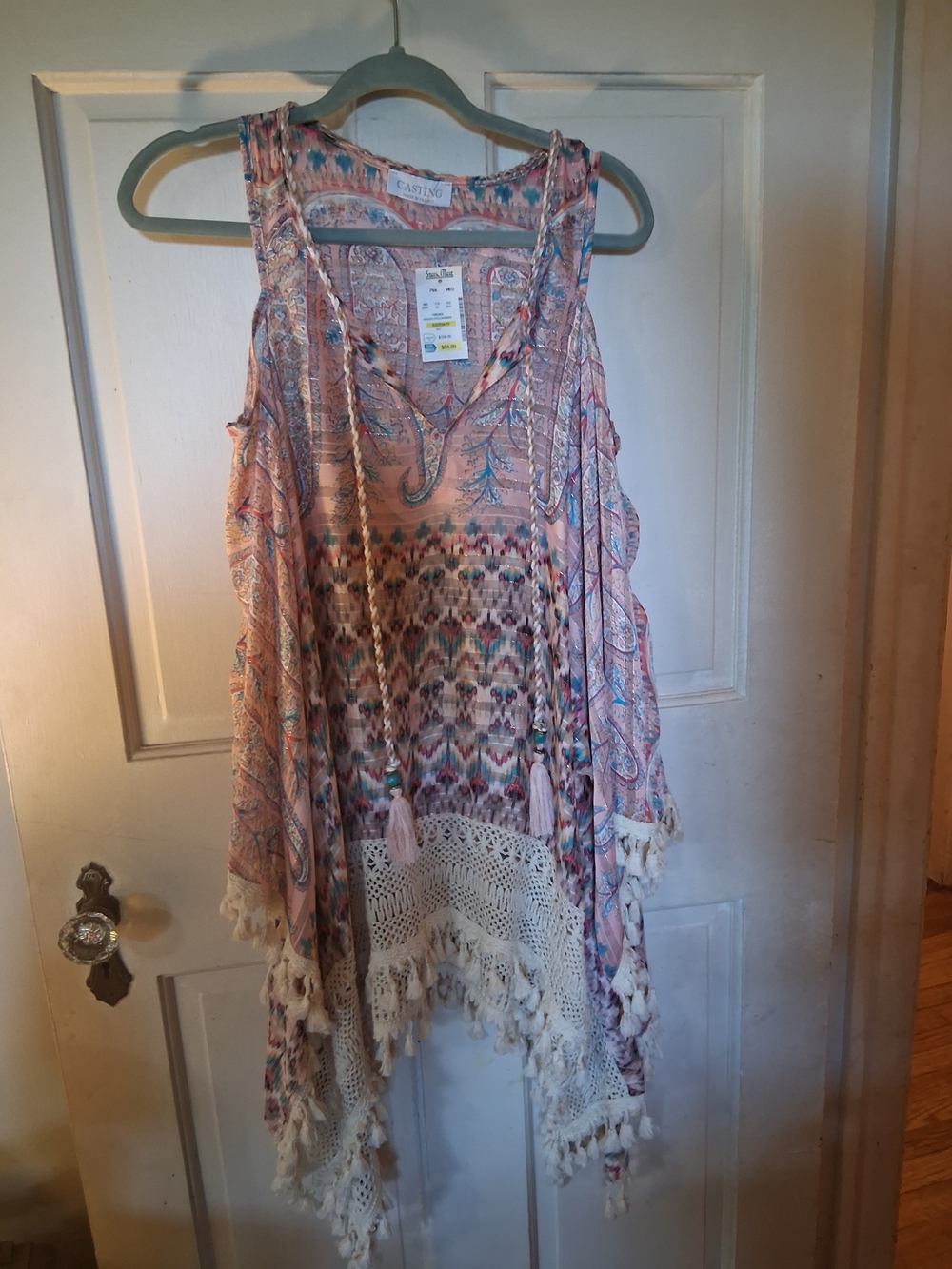 NWT Casting Made In France Boho Tunic Size Medium